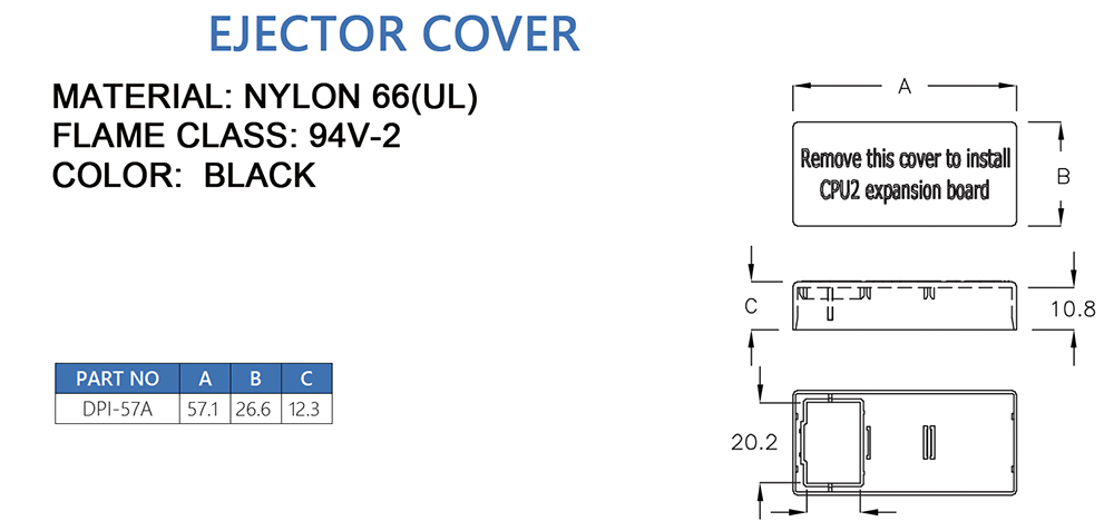 Dust cover DPI-57A